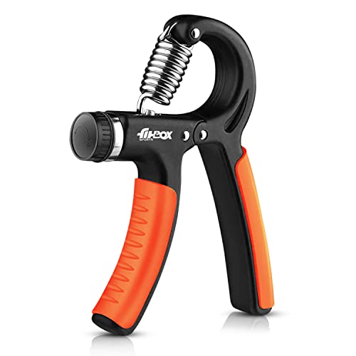 “FitBox Sports Adjustable Hand Grip Strengthener (10kg – 40kg) Finger Excerciser”.