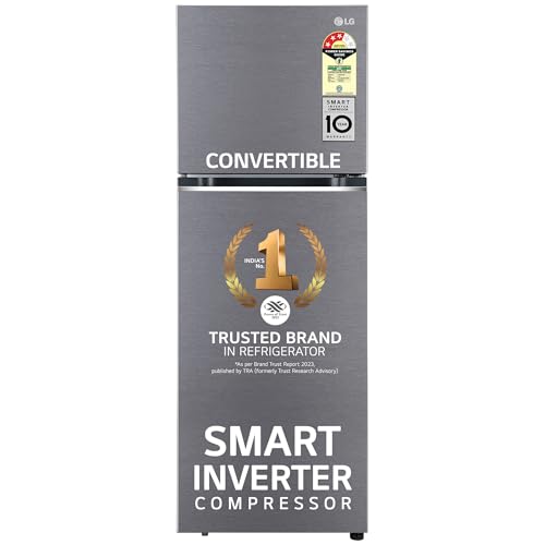 “LG 322 L 3 Star Frost-Free Smart Inverter Double Door Refrigerator (GL-S342SDSX”.
