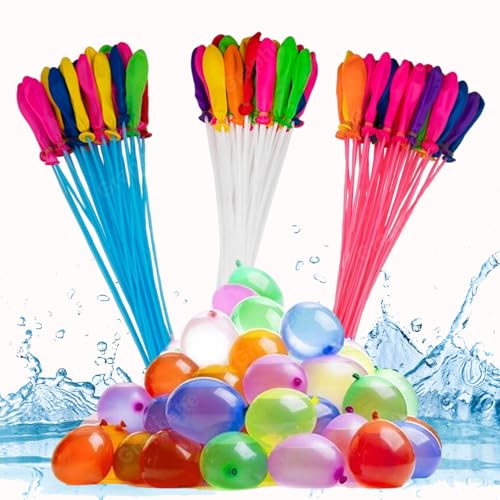 “GRAPHENE Set of 3 Bunch 111 Holi Magic Water Balloons/Multicolor Automatic Fill and Tie Magic Water Balloons for Holi- Quick Fill”.