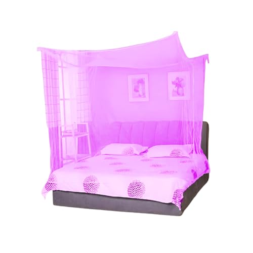 DIVAYANSHI Polycotton Mosquito net for Bed (Olive Green, 4 x 6.5 ft), 4x6.5 ft