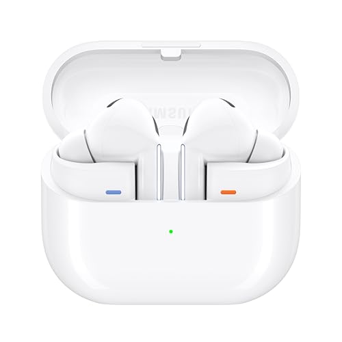 “Samsung Galaxy Buds 3 Pro (White) with Galaxy AI “.