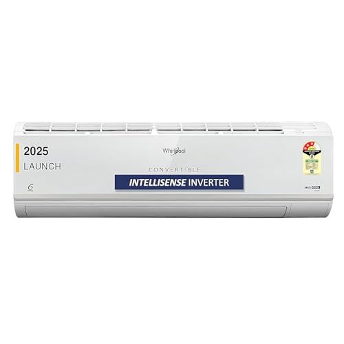 Whirlpool 1.5 Ton 3 Star, Magicool Inverter Split AC (MAGICOOL 15T 3S INV CNV S5K2PP0, Copper, Convertible 4-in-1 Cooling Mode, HD Filter White)