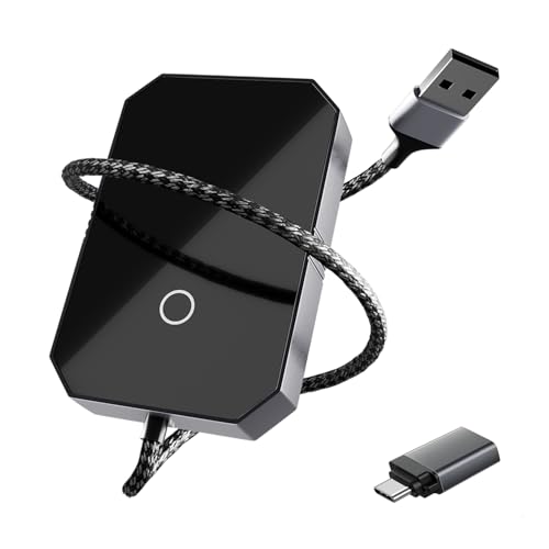 Lifelong Wireless CarPlay & Android Auto Adapter | for Cars with Wired CarPlay & Android Auto | Supports 5.8GHz WiFi & Bluetooth 5.0 | USB-C/A | Fast & Stable Connection