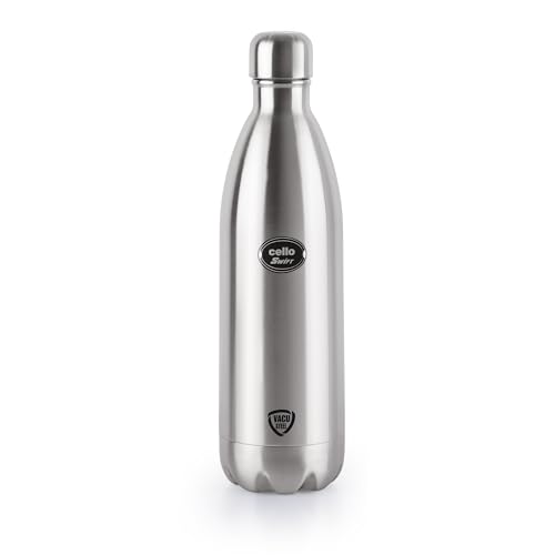 Cello Swift Thermosteel Water Bottle 1000ml, Silver