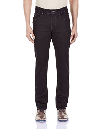 U.S. POLO ASSN. Men's Regular Jeans (USJN0703_Washed Denim_30)