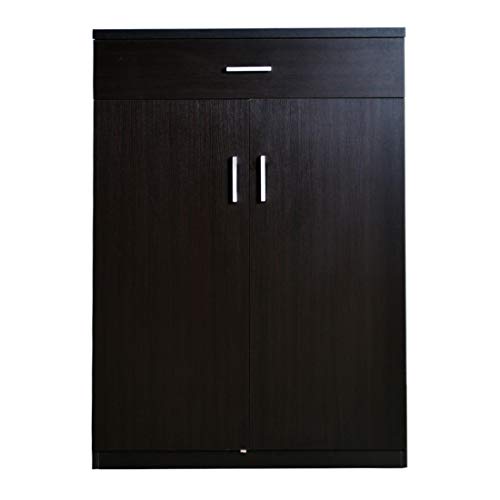HomeTown Ibis Engineered Wood Storage Sideboard in Wenge Colour