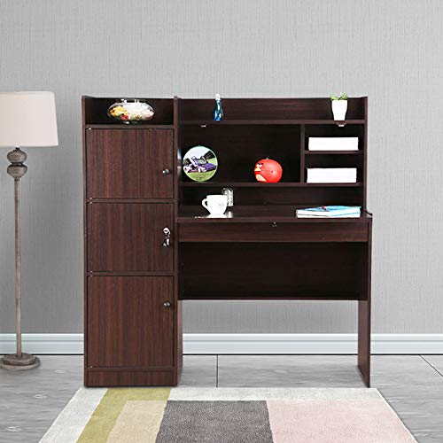 HomeTown Vento Engineered Wood Office Study Table – (Wenge)