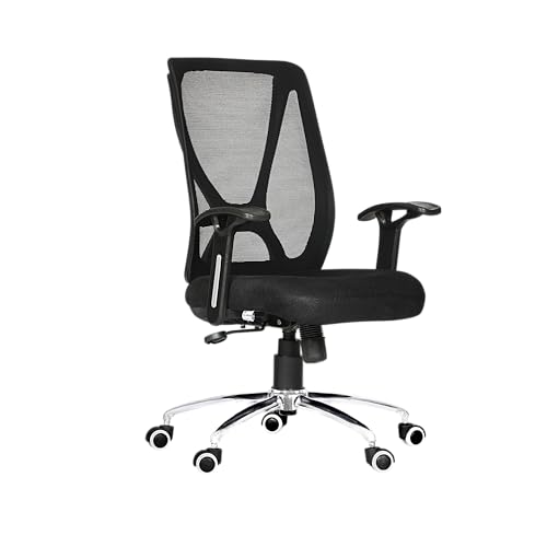 Da URBAN® Xcess Mid-Back Revolving Mesh Ergonomic Chair for Home & Office with Tilt Lock Mechanism