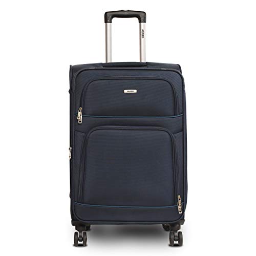 AGARO Neptune Set of 2 56cm+68cm Polyester Blue Softsided Suitcase/Luggage