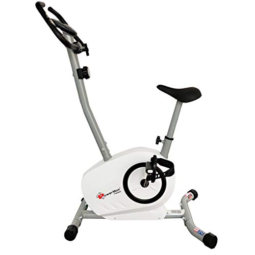 PowerMax Fitness BU-515-AL502 Steel Magnetic Exercise Upright Bike