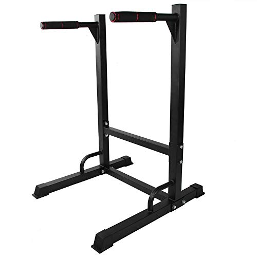 Body Maxx Dip Stand Station, Dip Bar Stand Indoor Home Easy to Use Durable Steel Dip Dipping Knee Raise Stand for Home Gym Fitness Exercise