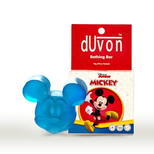 DUVON Disney Mickey Bathing Soap (Pack of:2, 75g)