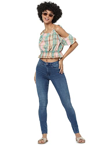 ONLY Skinny Fit Jeans (15282673_Medium Blue Denim_S)