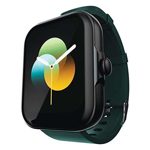 SENS NUTON 1 with 1.7 IPS Display, Orbiter, 5ATM & 150+ Watch Faces & Free Additional Strap (Hunter Green)