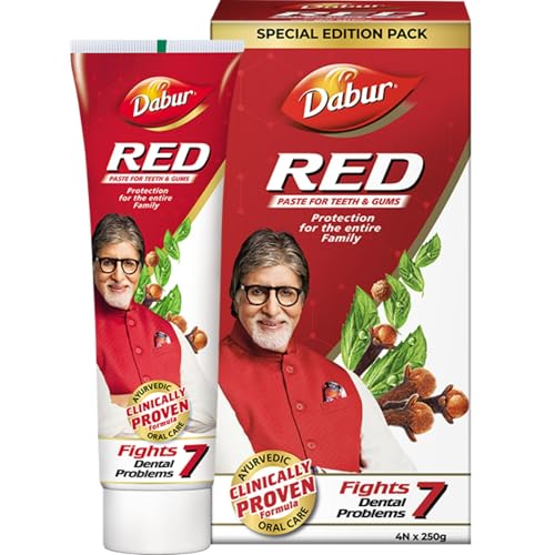 Dabur Red Toothpaste – 750g (250gx3) Special Edition Pack