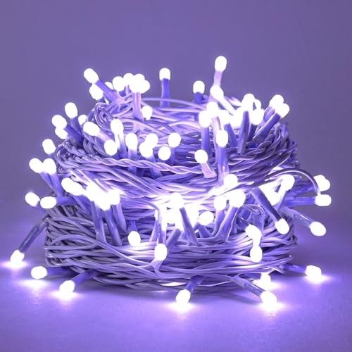 Lexton Lunar Ultra Bright String Light/Fairy Light | 75 LED | Plug Sourced | Best for Home Decorative, Indoor & Outdoor Decoration, Diwali, Christmas, Wedding Light (Pack of 5, White)
