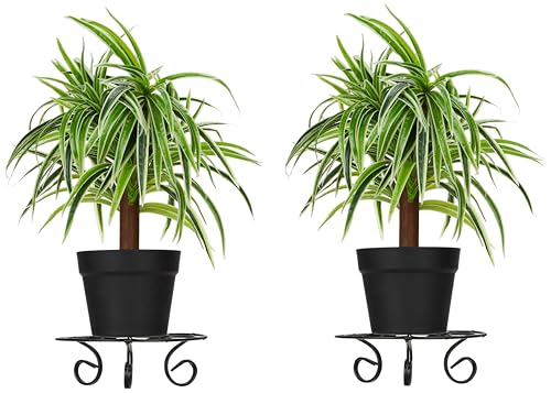 Amazon Brand – Solimo Metal Round Plant Stand and Holder