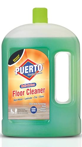 Puerto Disinfectant Surface & Floor Cleaner, (Jasmine) - 2 Ltr (Pack of 1) | Cleans 99.9% Germs | Suitable for Bathroom & Floor surfaces like ceramic, marble, granite, mosaic etc.