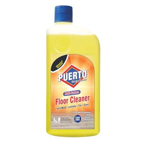 Puerto Disinfectant Surface & Floor Cleaner, (Citrus) – 500 ml (Pack of 3)