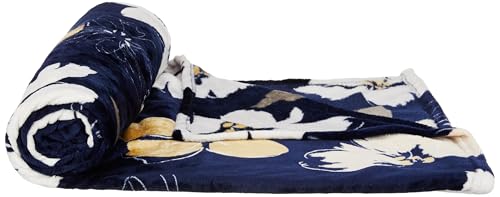 amazon basics Single Bed Warmer Sheet Set with Two Matching Pillow Covers (200 GSM) | (Navy Blue)