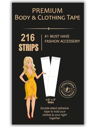 SNMMIFER 216 Strips Invisible Lingerie Tape for Fashion and Clothing