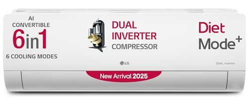 LG 1.5 Ton 3 Star DUAL Inverter Split AC (Copper, AI