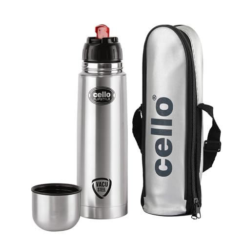 Cello Flipstyle Thermosteel Water Bottle with Jacket