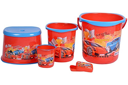Nayasa 5 Piece Plastic Bucket Set (NB32310)