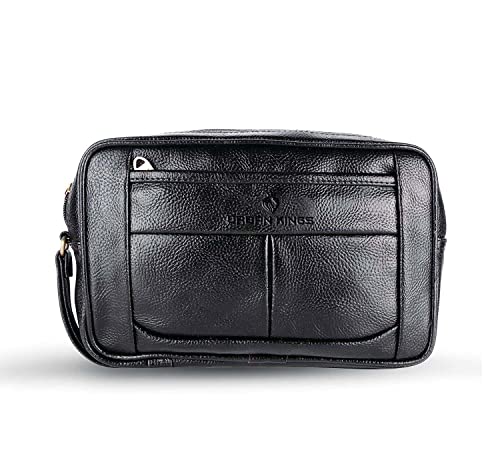 URBAN KINGS Men's Faux Leather Cash Pouch/Money Carrying