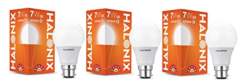 Halonix Astron Plus B22 7-Watt LED Led Bulb (Pack of 3,