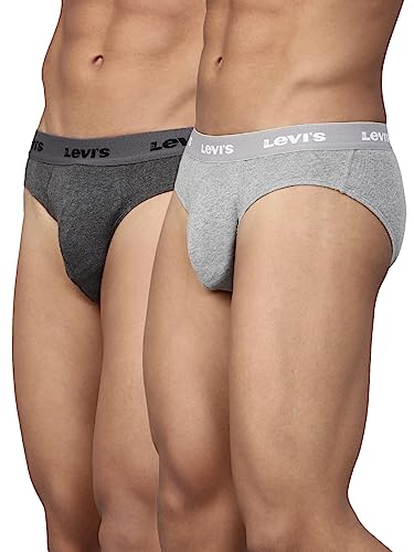 Levi's Men's Cotton Style #009 Neo Regular Fit Solid Brief