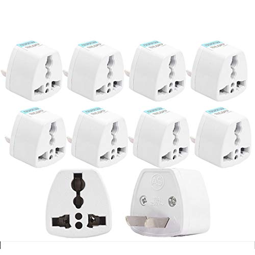 Hi-Plasst India to Australia Plug Adapter (Pack of 10)
