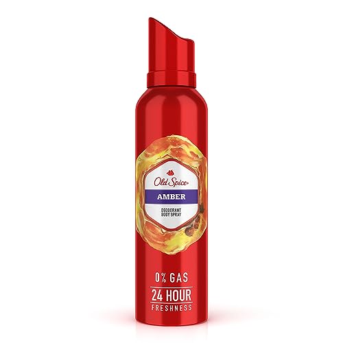 Old Spice Amber No Gas 24 hour Long Lasting Freshness