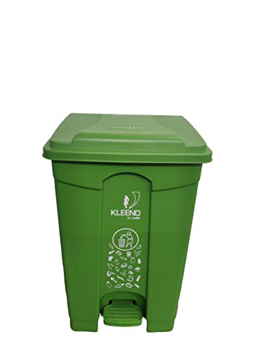 Cello Plastic Step-On Pedal Dustbin 60 Ltr Parent (Green)