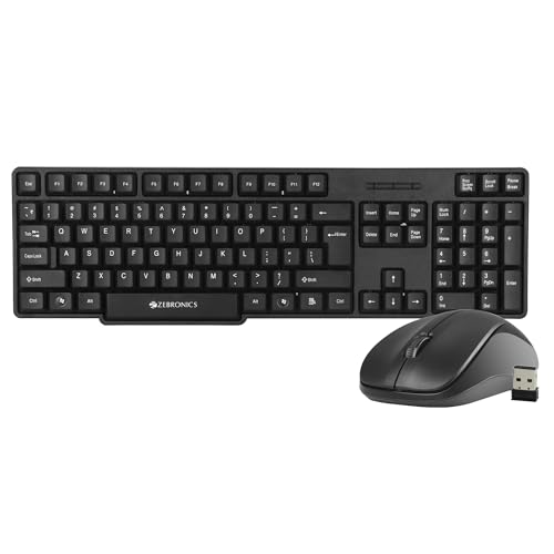 Zebronics Zeb-Companion 107 USB Wireless Keyboard and Mouse