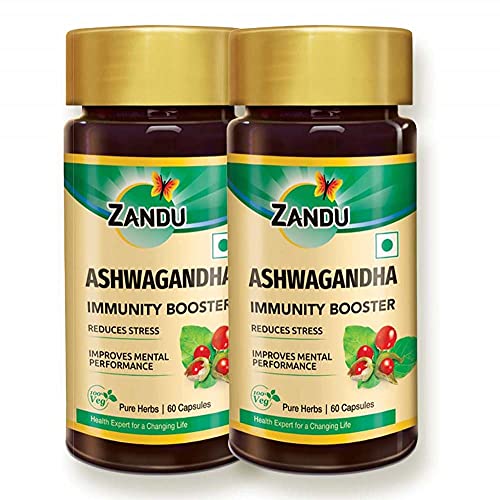Zandu Ashwagandha Capsules, With Goodness of Natural