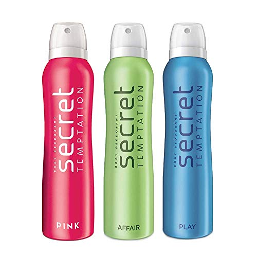 Secret Temptation Affair, Play and Pink Deodorant Combo for