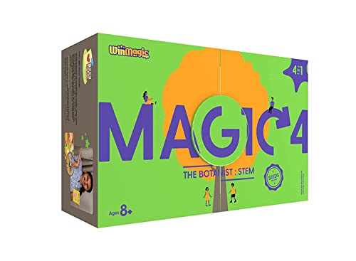 Magic4 STEM The Botanist, 4 in 1 DIY Games, Gifting Set for