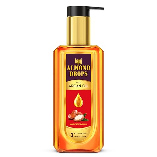 Bajaj Almond Drops Non Sticky Hair Oil With Almond and