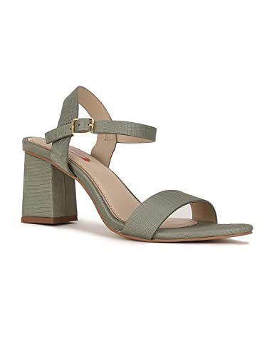 Bata Womens Woody Sandal Heels, (7617035), 3 Olive