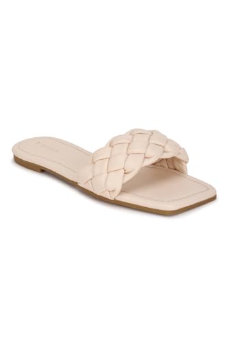 Van Heusen womens Flatform Sandal, Beige, 5 UK