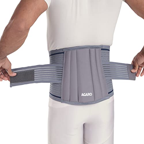 AGARO Cotton Lumbo Sacral Belt With Double Strapping, Back