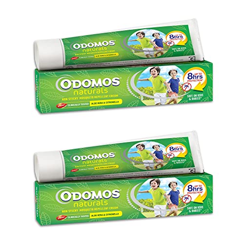 Odomos Naturals Non-Sticky Mosquito Repellent Cream – 100g
