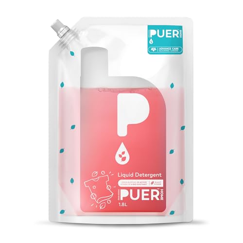 PUER Natural Laundry Liquid Detergent 1.8L Refill Pouch for