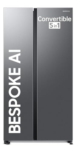 Samsung 653 L, 3 Star, Frost Free, Double Door, Convertible