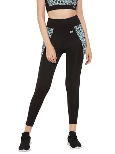 Clovia Women's Slim Yoga Pants (AB0042M13M_Black