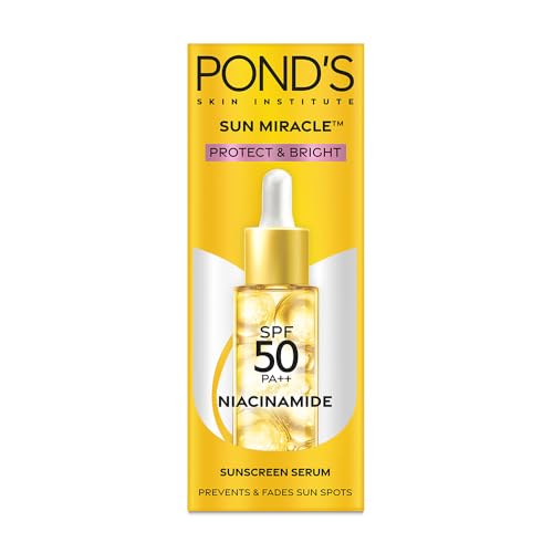 Ponds Sun Miracle SPF 50 PA++ Sunscreen Serum – Protect &