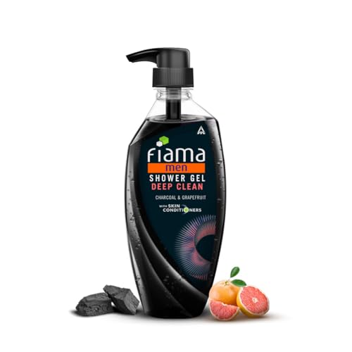 Fiama Men Body Wash Shower Gel Deep Clean, 500ml, Body Wash