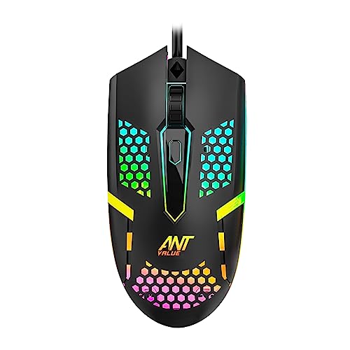 Ant Value GM1103 Gaming Mouse, USB Optical Computer Mice