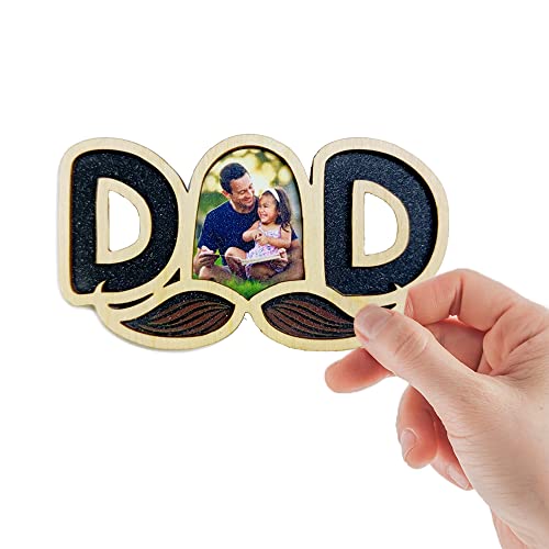 Deep Print Customized Photo Fridge Magnets Best DAD Fathers